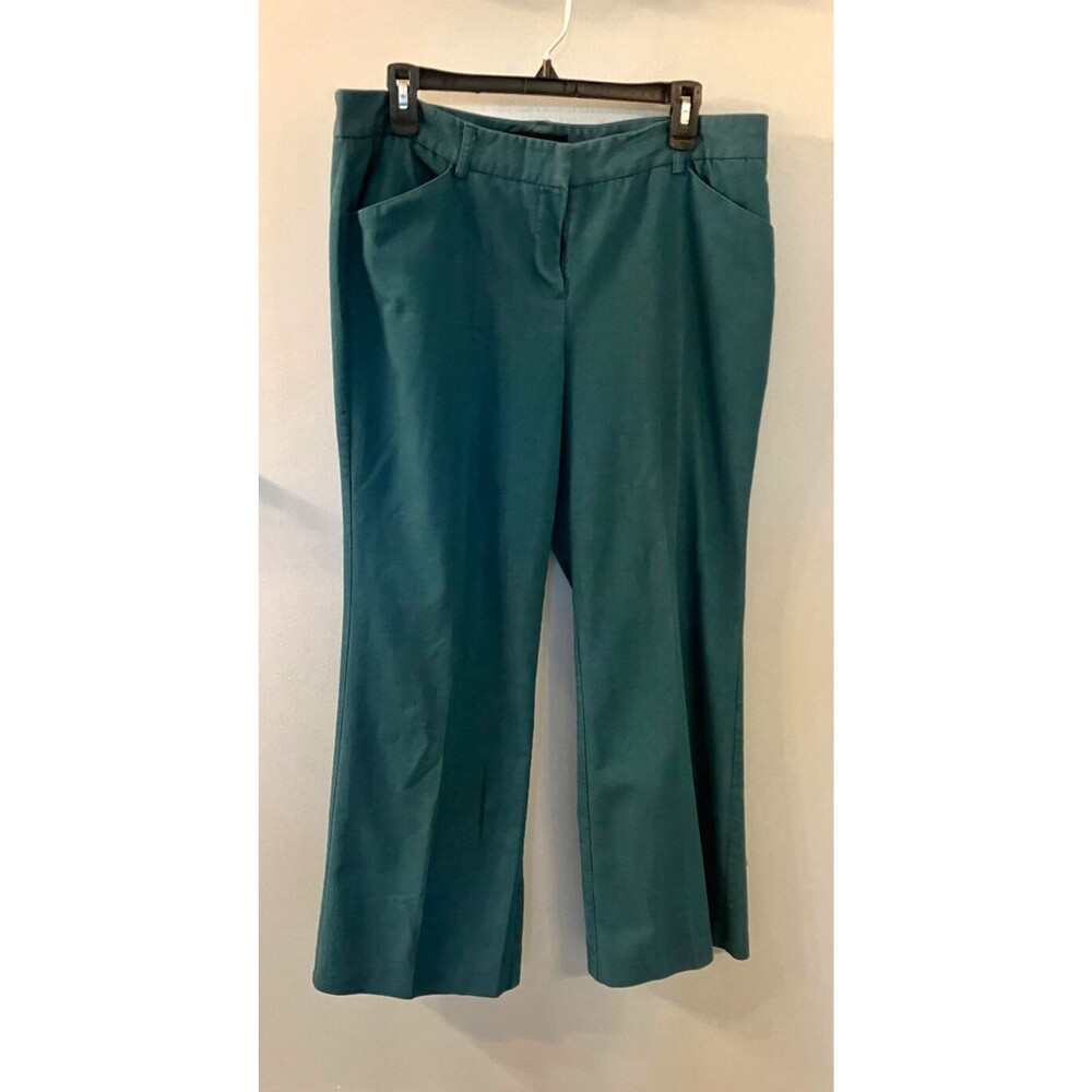 Larry Levine Womens Jade/Green Pants Size 14